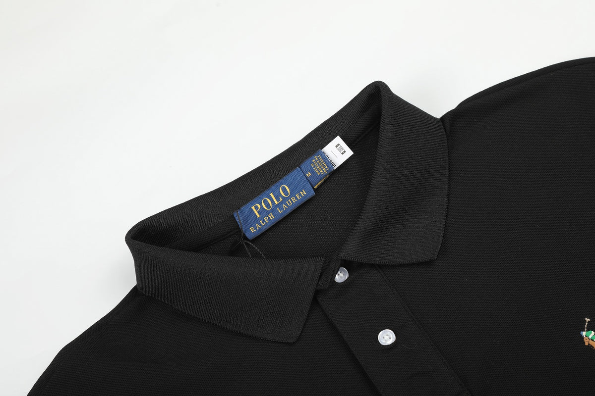 Ralph Lauren Colorful Embroidered Pony Polo T-Shirt