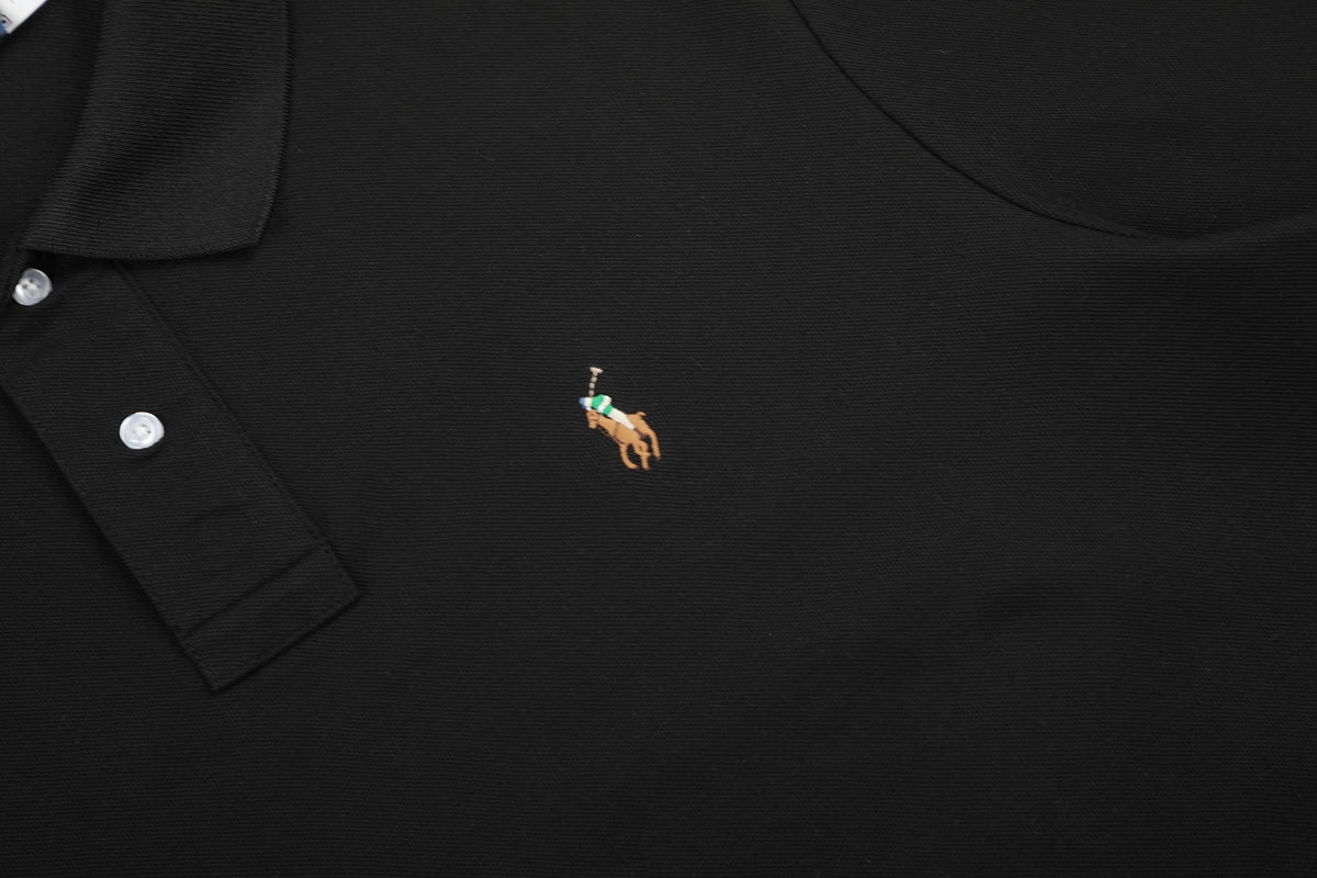 Ralph Lauren Colorful Embroidered Pony Polo T-Shirt