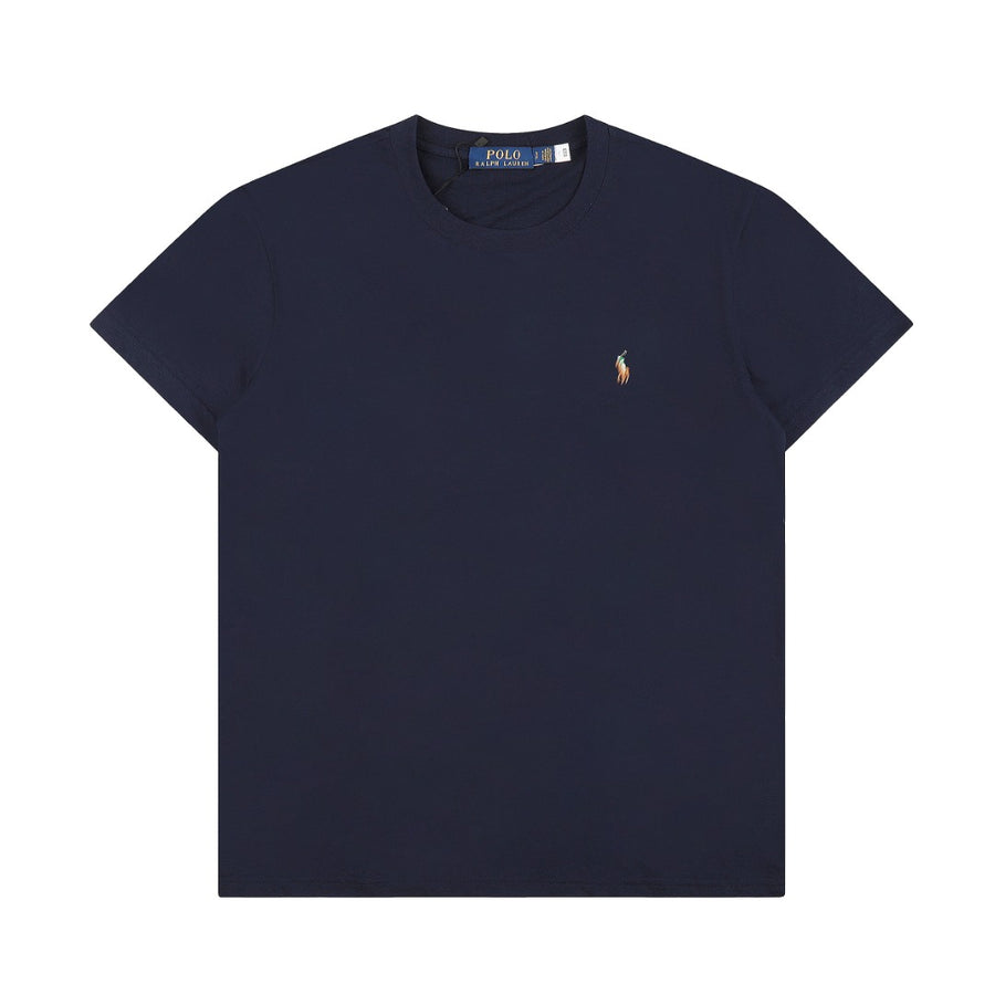 Ralph Lauren Classic Colorful Embroidered Crewneck T-Shirt
