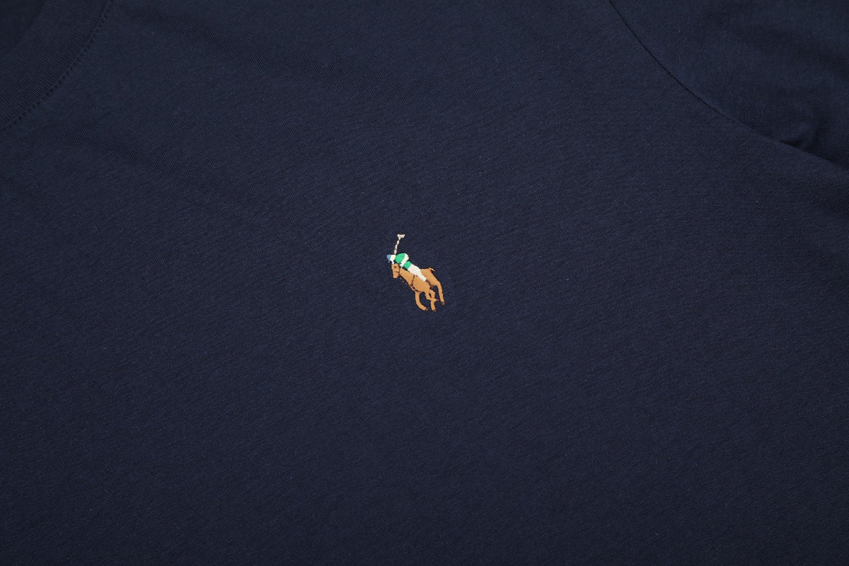 Ralph Lauren Classic Colorful Embroidered Crewneck T-Shirt