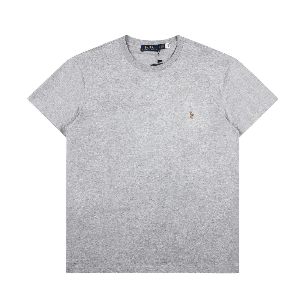 Ralph Lauren Classic Colorful Embroidered Crewneck T-Shirt