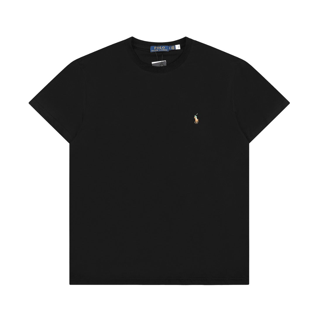 Ralph Lauren Classic Colorful Embroidered Crewneck T-Shirt