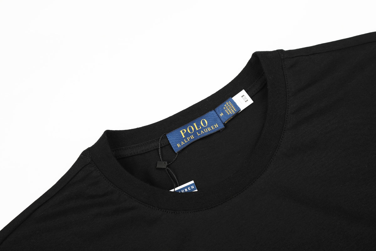 Ralph Lauren Classic Colorful Embroidered Crewneck T-Shirt