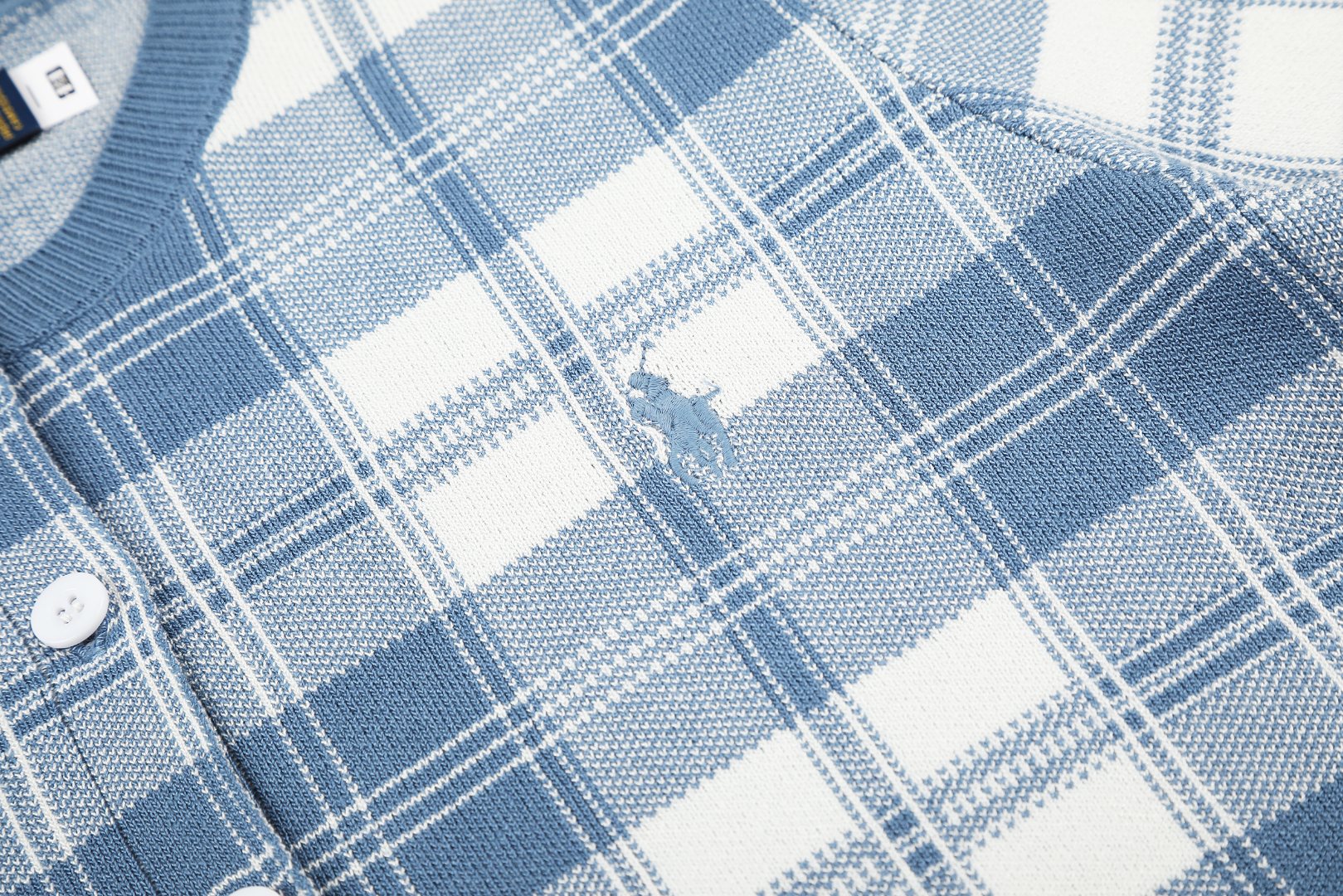Ralph Lauren Plaid Cotton Cardigan & Skirt Set