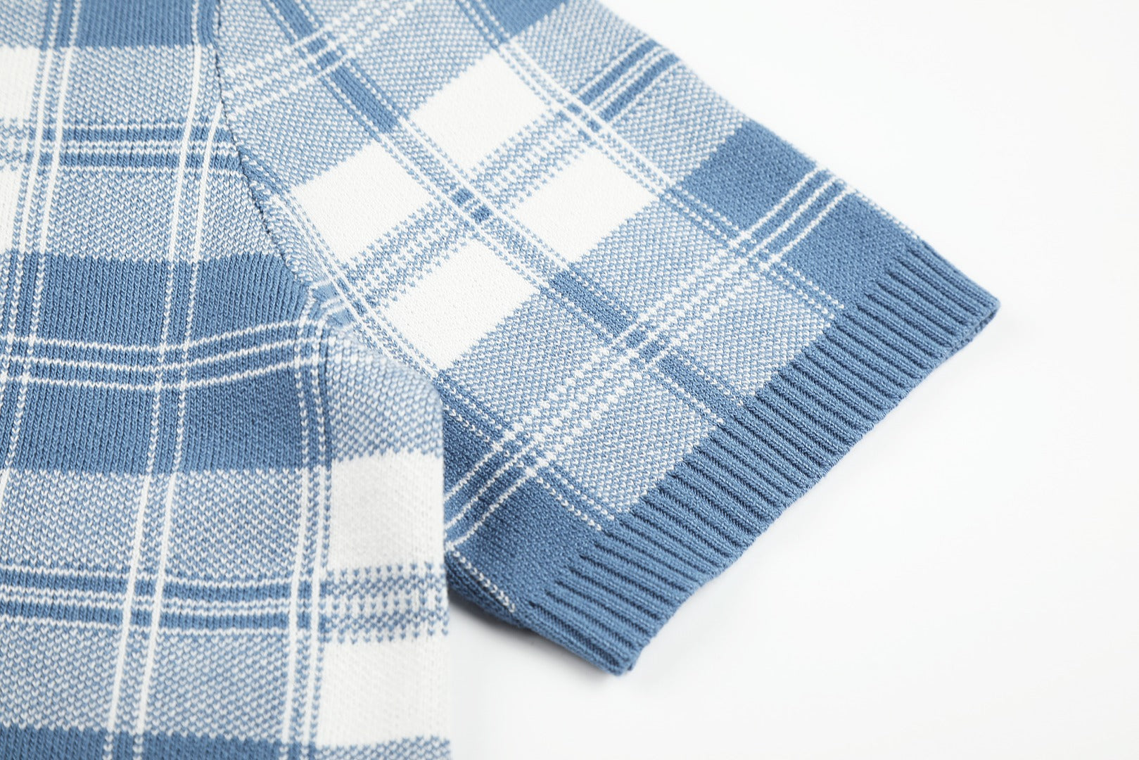 Ralph Lauren Plaid Cotton Cardigan & Skirt Set