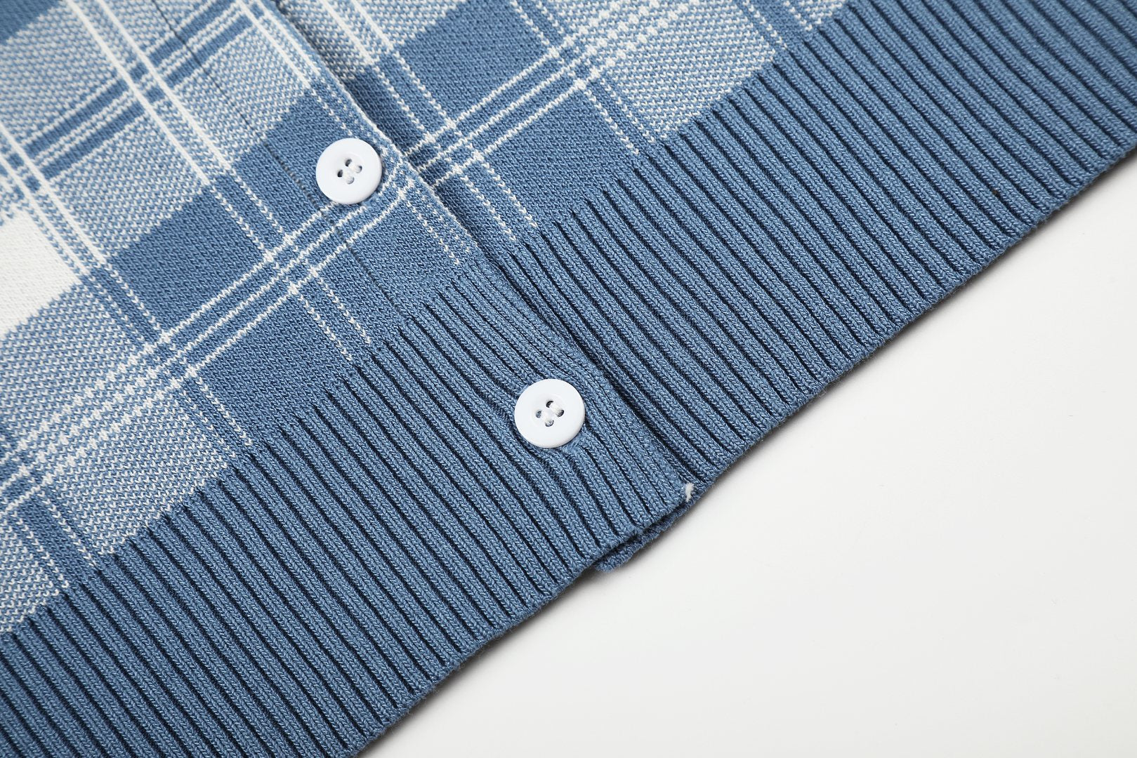 Ralph Lauren Plaid Cotton Cardigan & Skirt Set