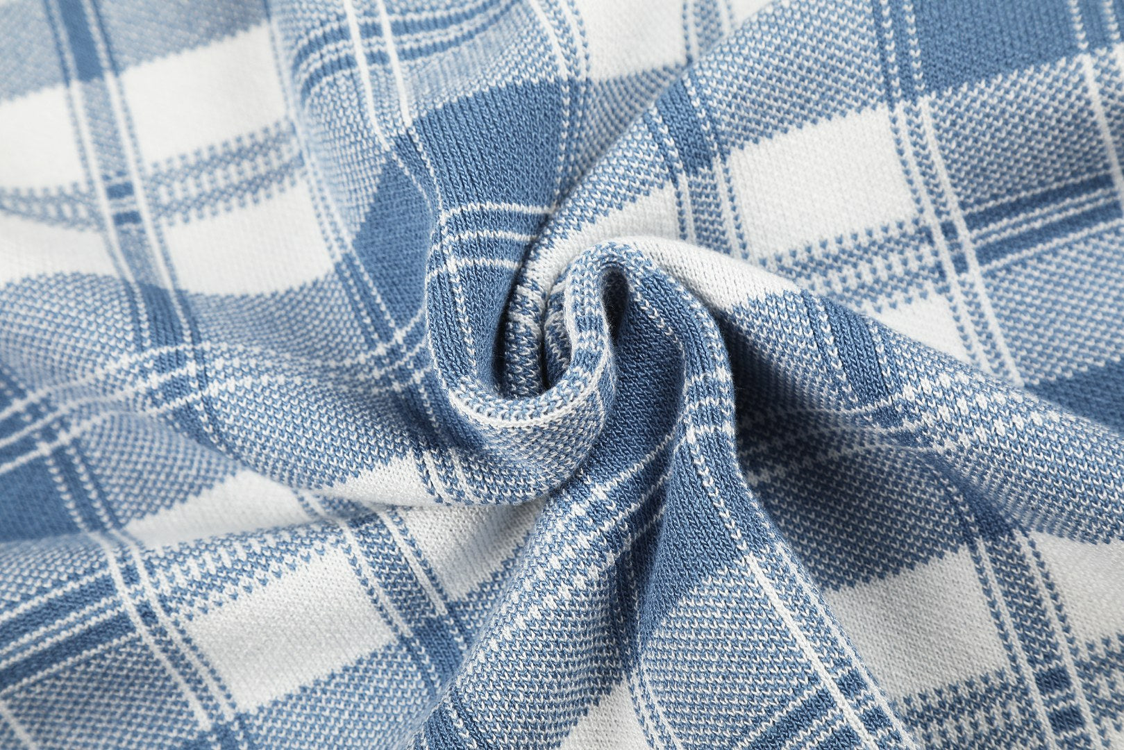 Ralph Lauren Plaid Cotton Cardigan & Skirt Set