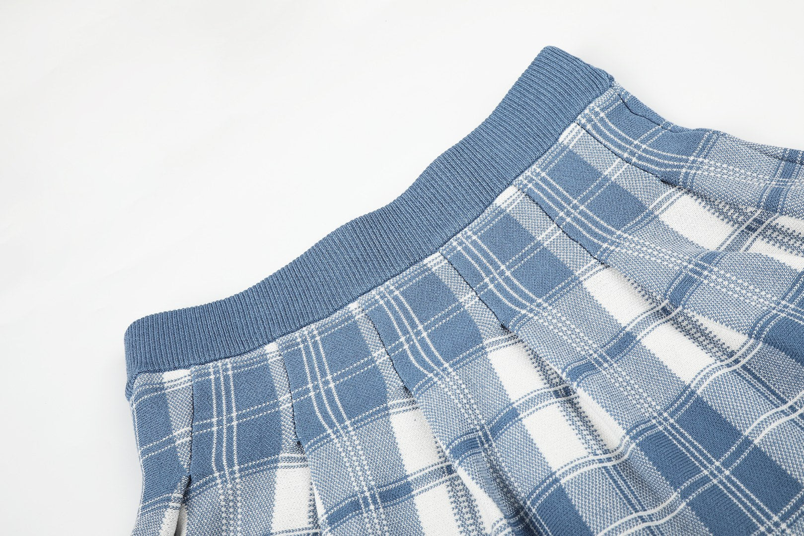 Ralph Lauren Plaid Cotton Cardigan & Skirt Set