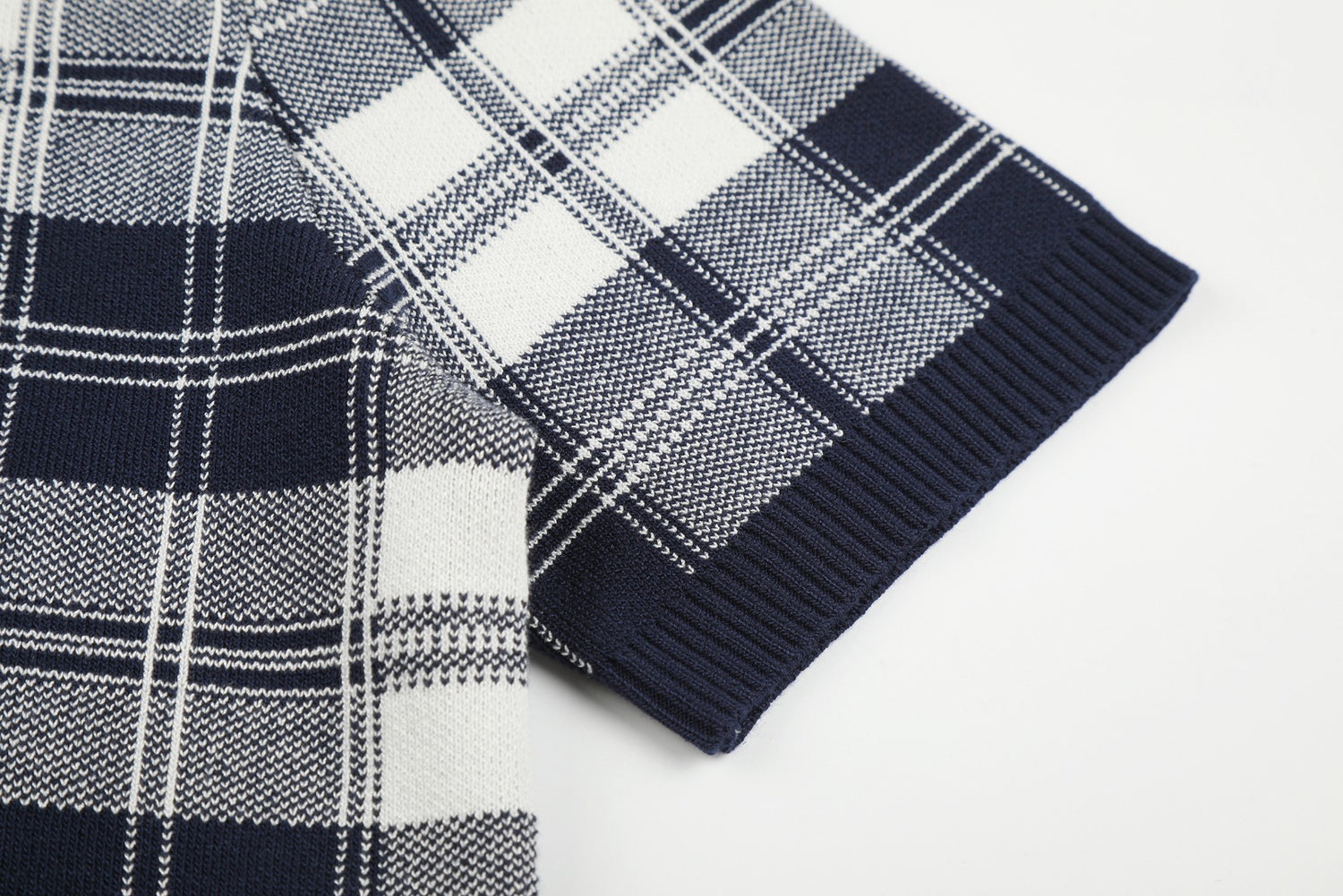 Ralph Lauren Plaid Cotton Cardigan & Skirt Set
