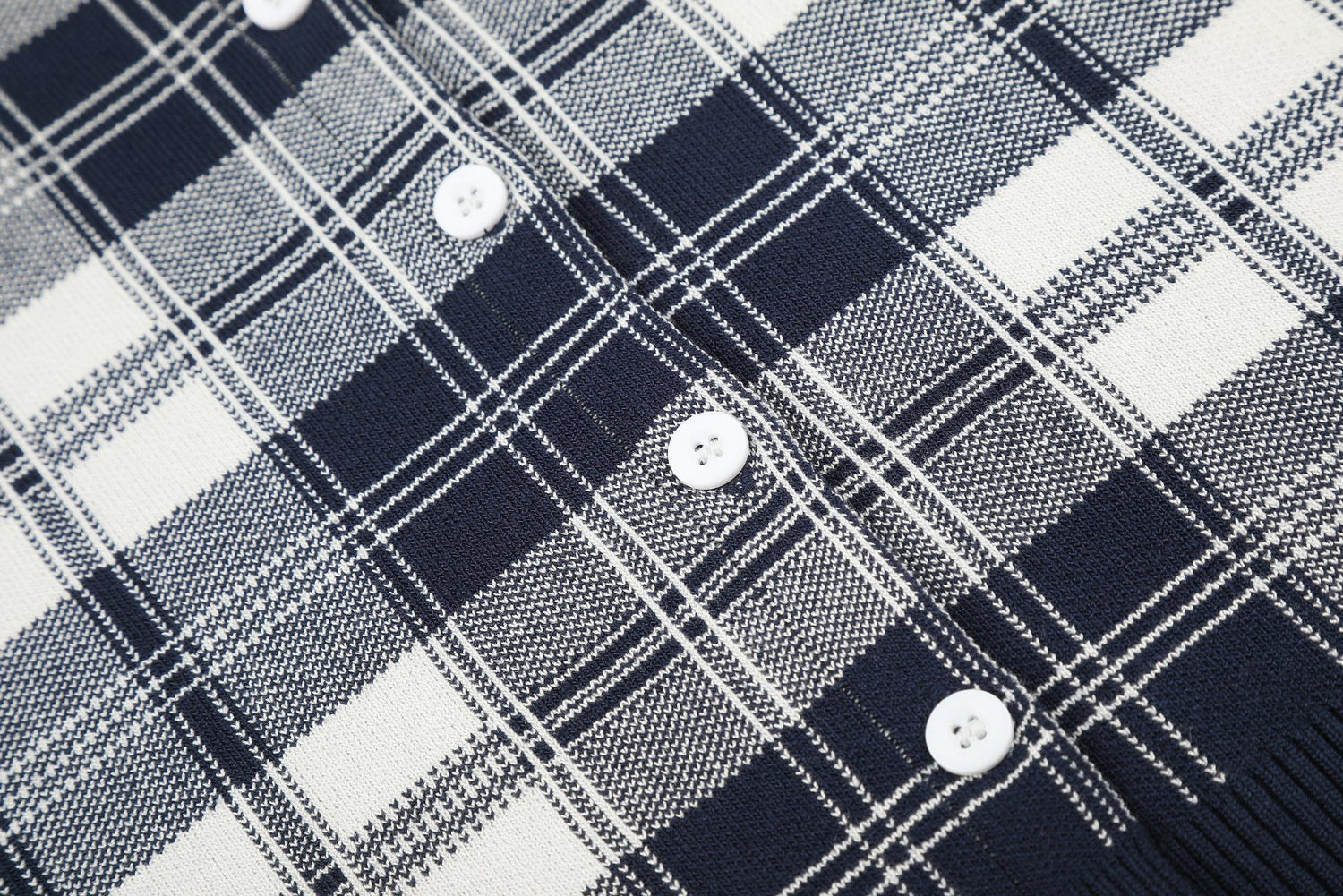 Ralph Lauren Plaid Cotton Cardigan & Skirt Set