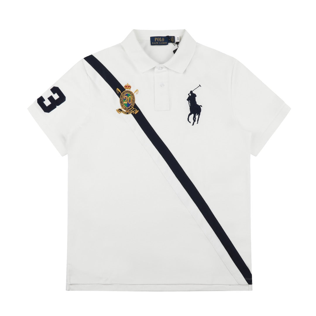 Ralph Lauren Premium Contrast Trim Polo Shirt