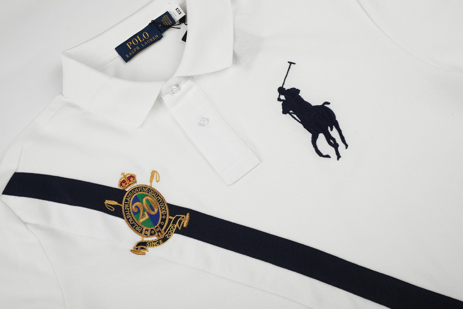 Ralph Lauren Premium Contrast Trim Polo Shirt