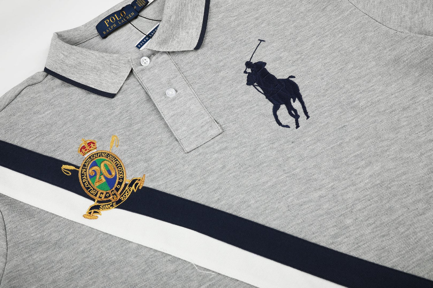 Ralph Lauren Premium Contrast Trim Polo Shirt