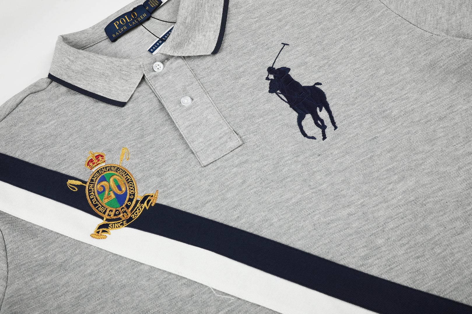 Ralph Lauren Premium Contrast Trim Polo Shirt