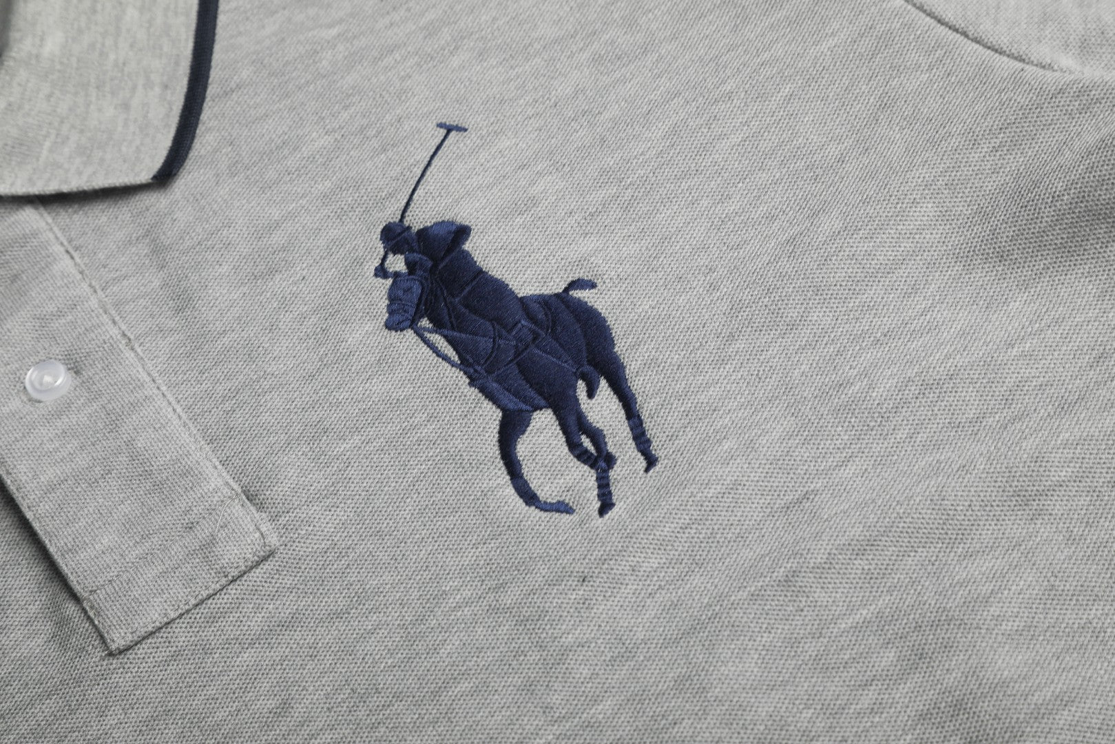 Ralph Lauren Premium Contrast Trim Polo Shirt
