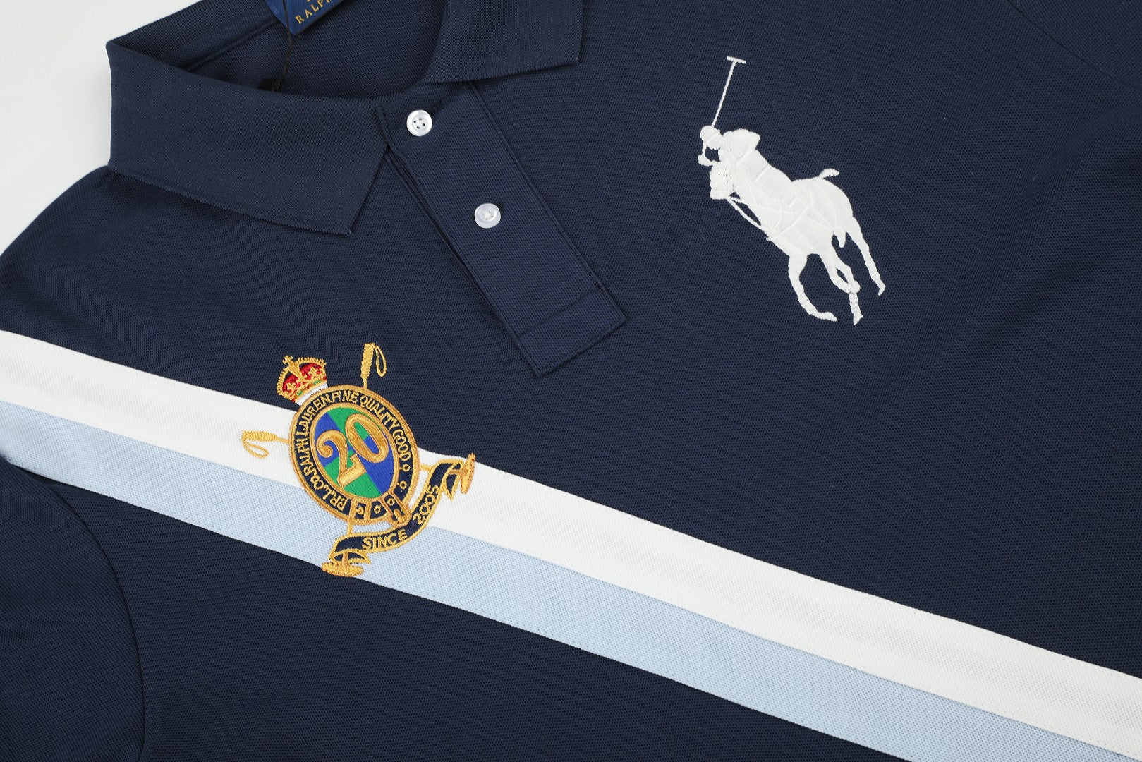 Ralph Lauren Premium Contrast Trim Polo Shirt