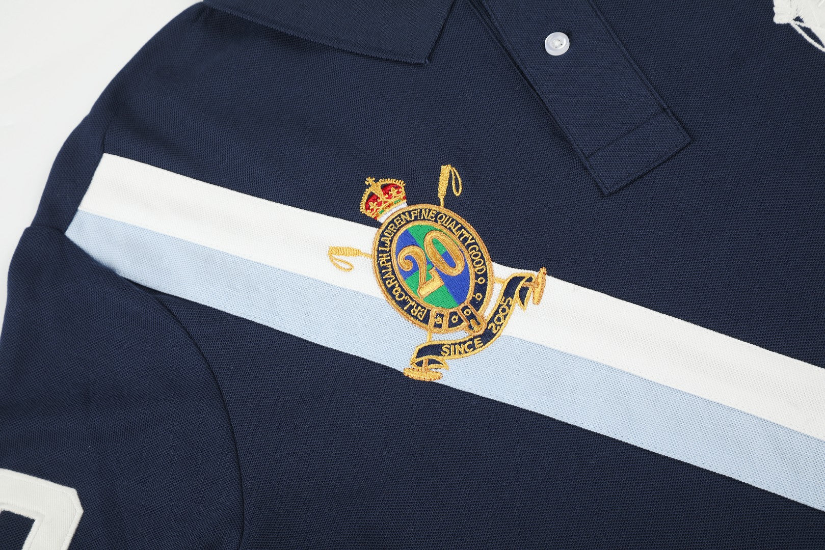 Ralph Lauren Premium Contrast Trim Polo Shirt