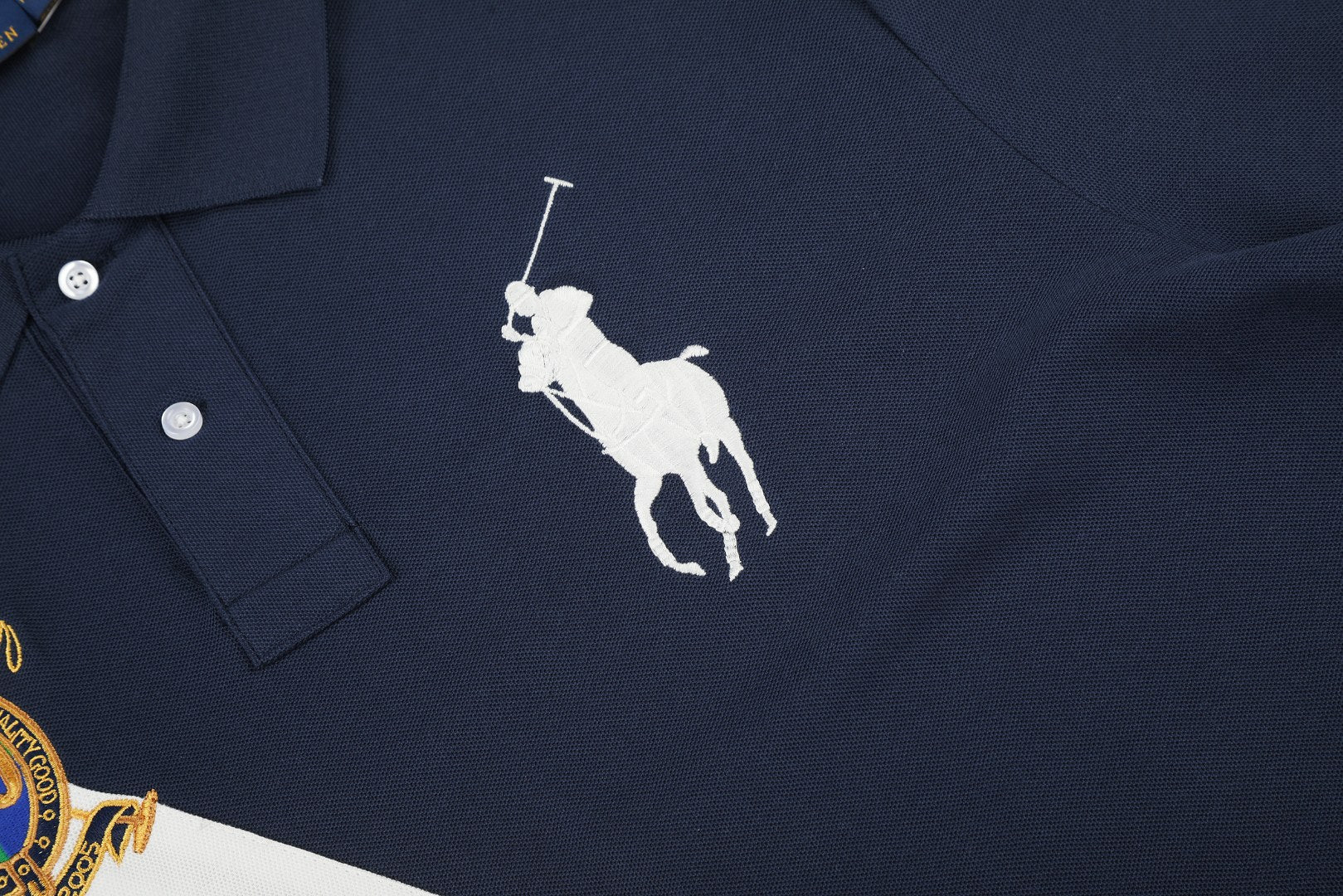 Ralph Lauren Premium Contrast Trim Polo Shirt