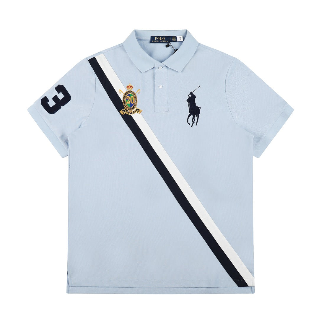 Ralph Lauren Premium Contrast Trim Polo Shirt
