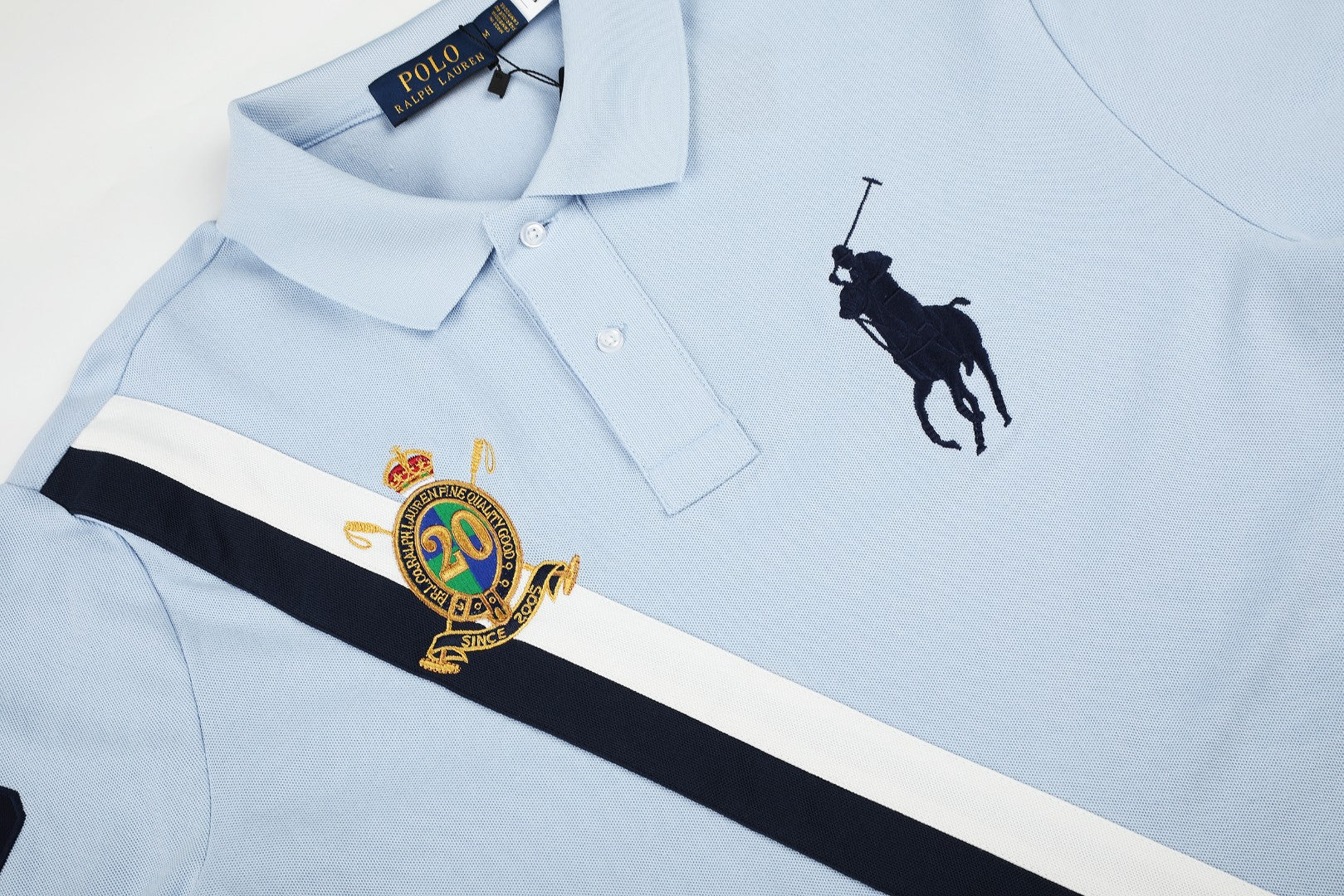 Ralph Lauren Premium Contrast Trim Polo Shirt