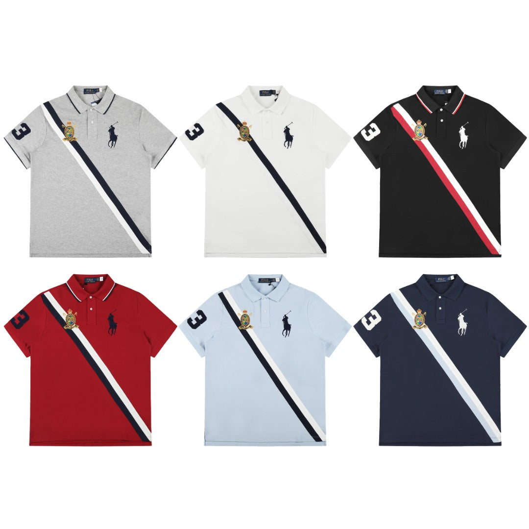 Ralph Lauren Premium Contrast Trim Polo Shirt