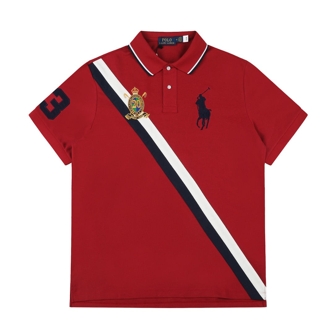 Ralph Lauren Premium Contrast Trim Polo Shirt