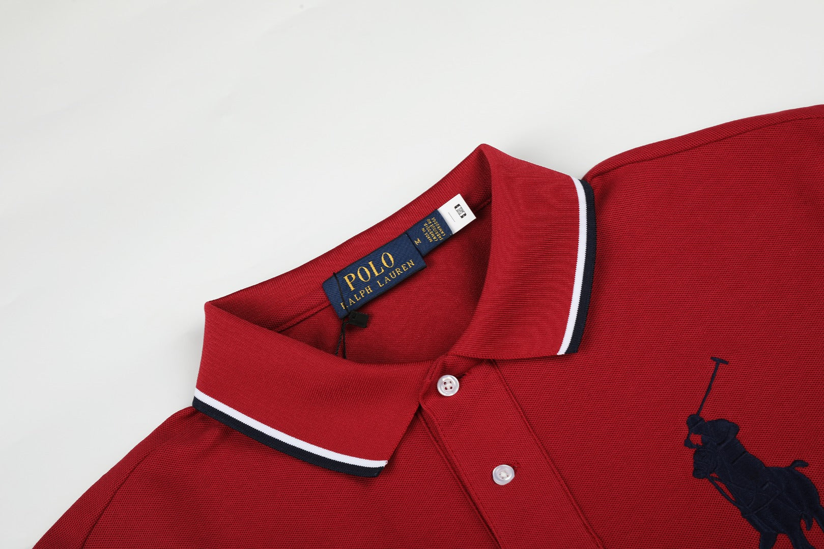 Ralph Lauren Premium Contrast Trim Polo Shirt
