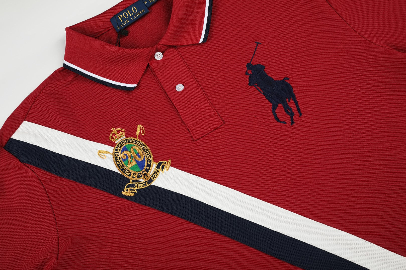 Ralph Lauren Premium Contrast Trim Polo Shirt