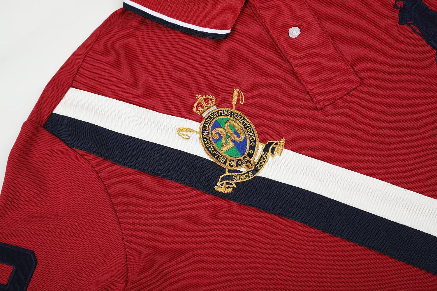 Ralph Lauren Premium Contrast Trim Polo Shirt