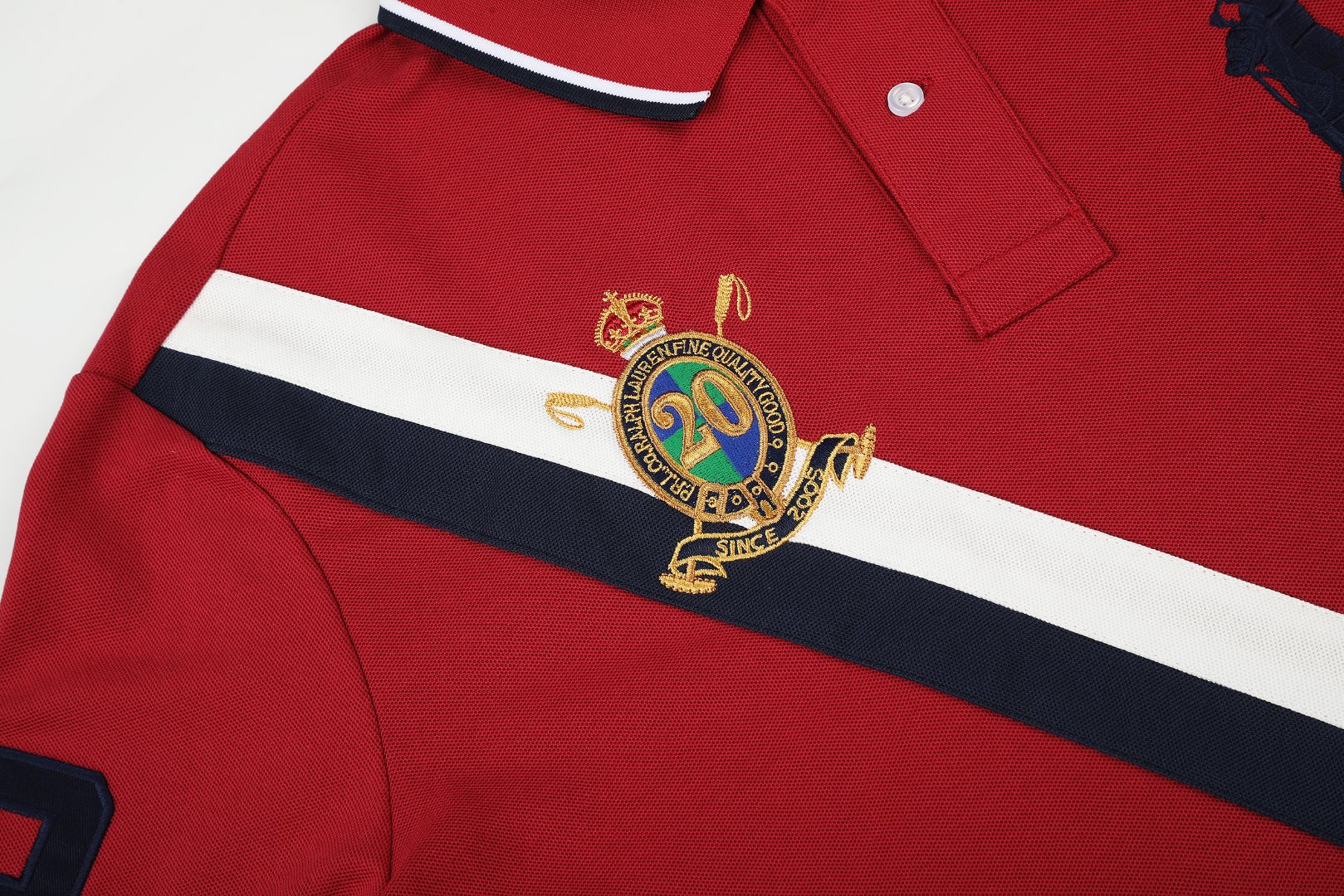 Ralph Lauren Premium Contrast Trim Polo Shirt