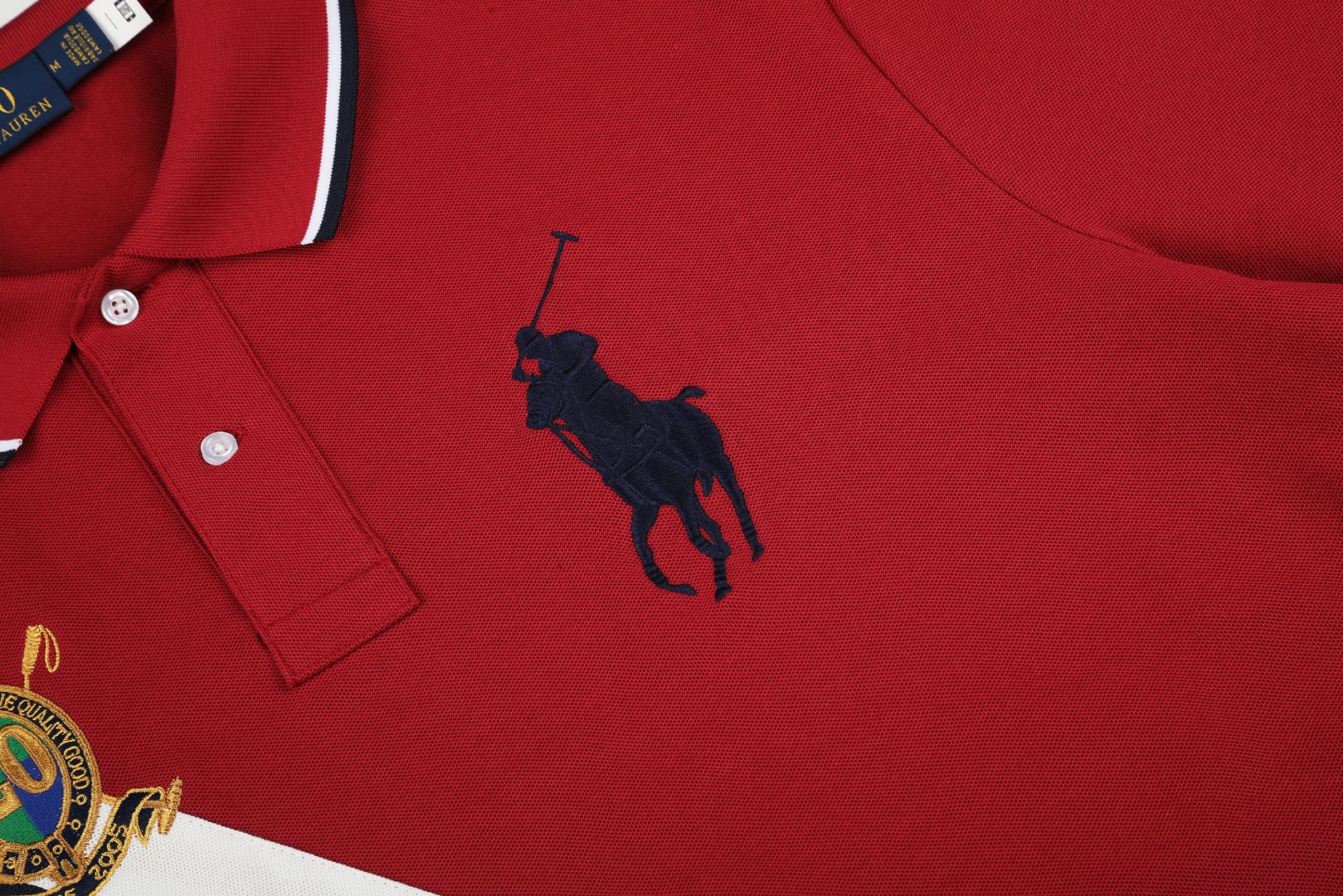 Ralph Lauren Premium Contrast Trim Polo Shirt