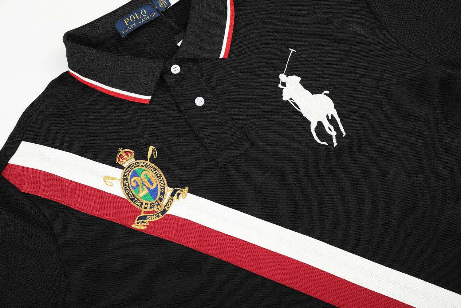 Ralph Lauren Premium Contrast Trim Polo Shirt
