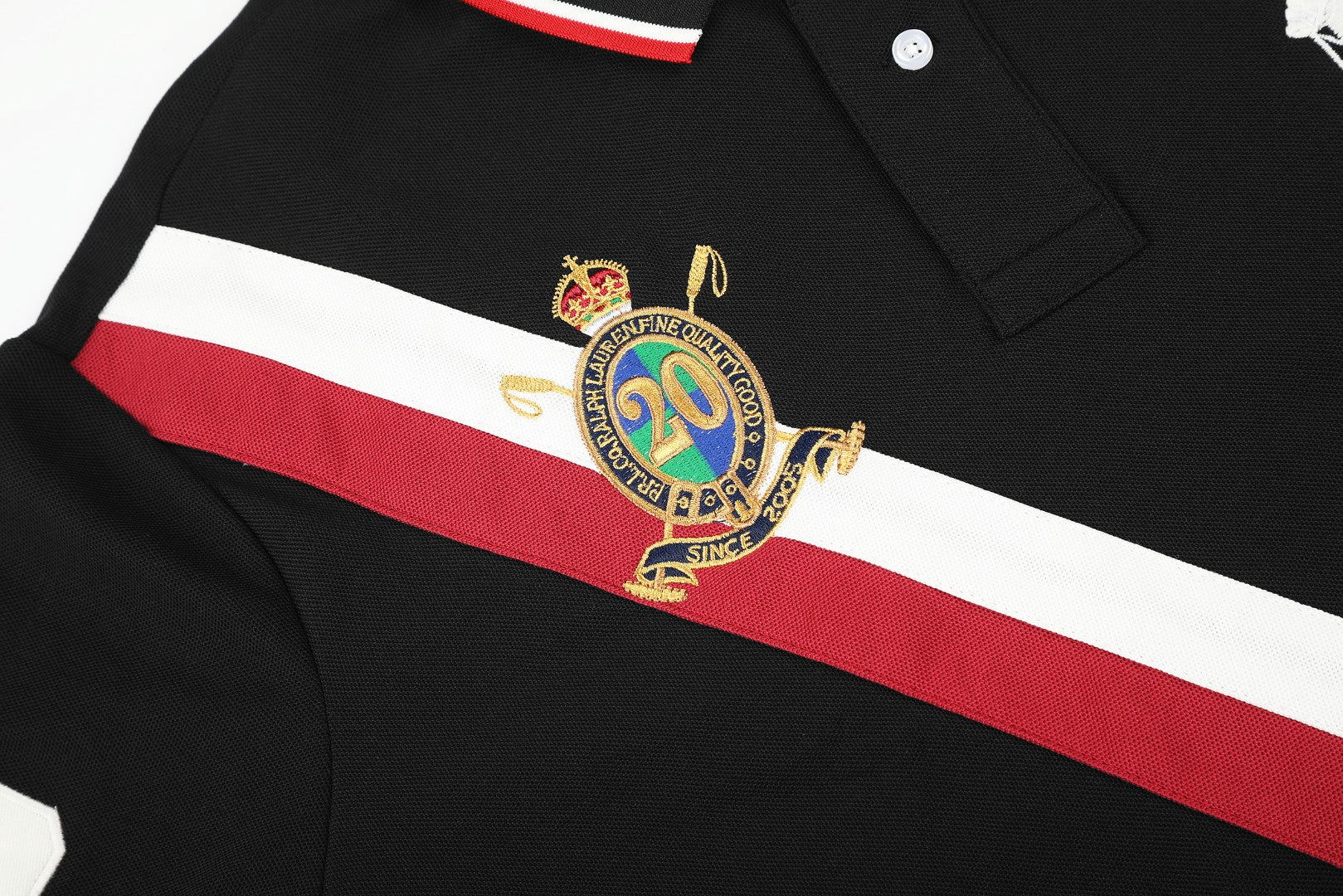 Ralph Lauren Premium Contrast Trim Polo Shirt