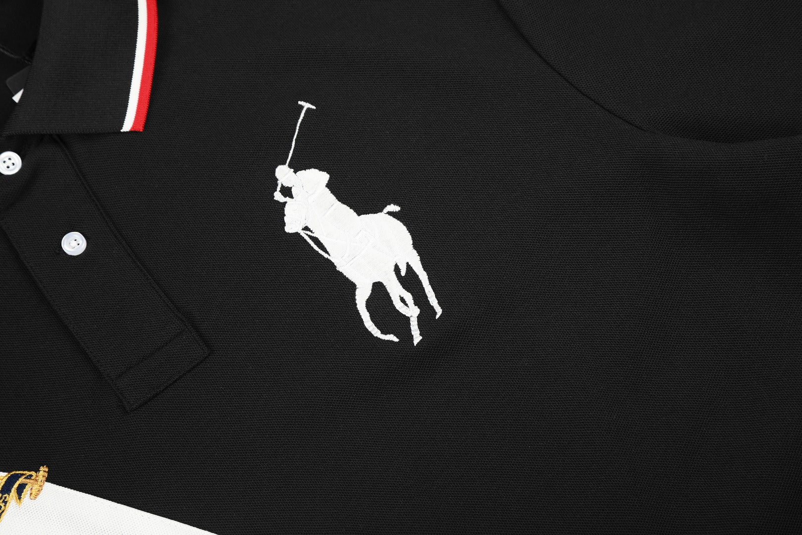 Ralph Lauren Premium Contrast Trim Polo Shirt