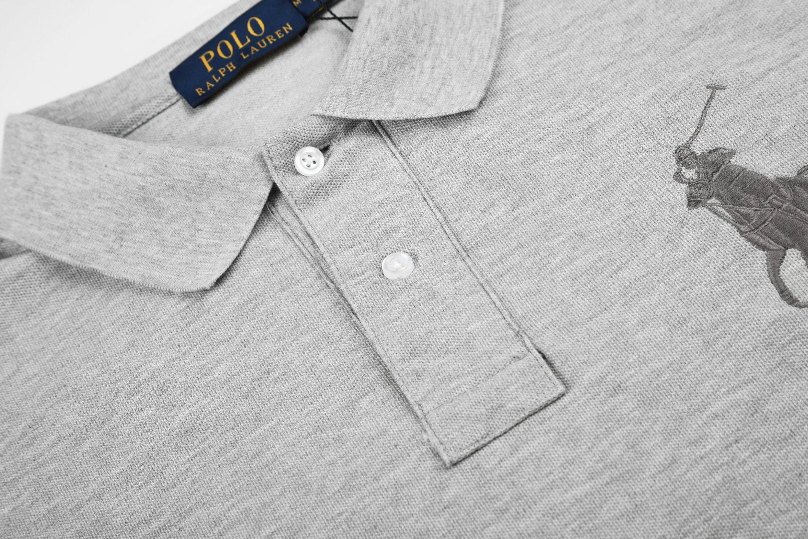 Ralph Lauren Premium Contrast Trim Polo Shirt