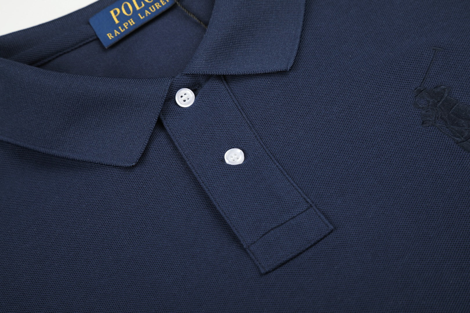 Ralph Lauren Premium Contrast Trim Polo Shirt