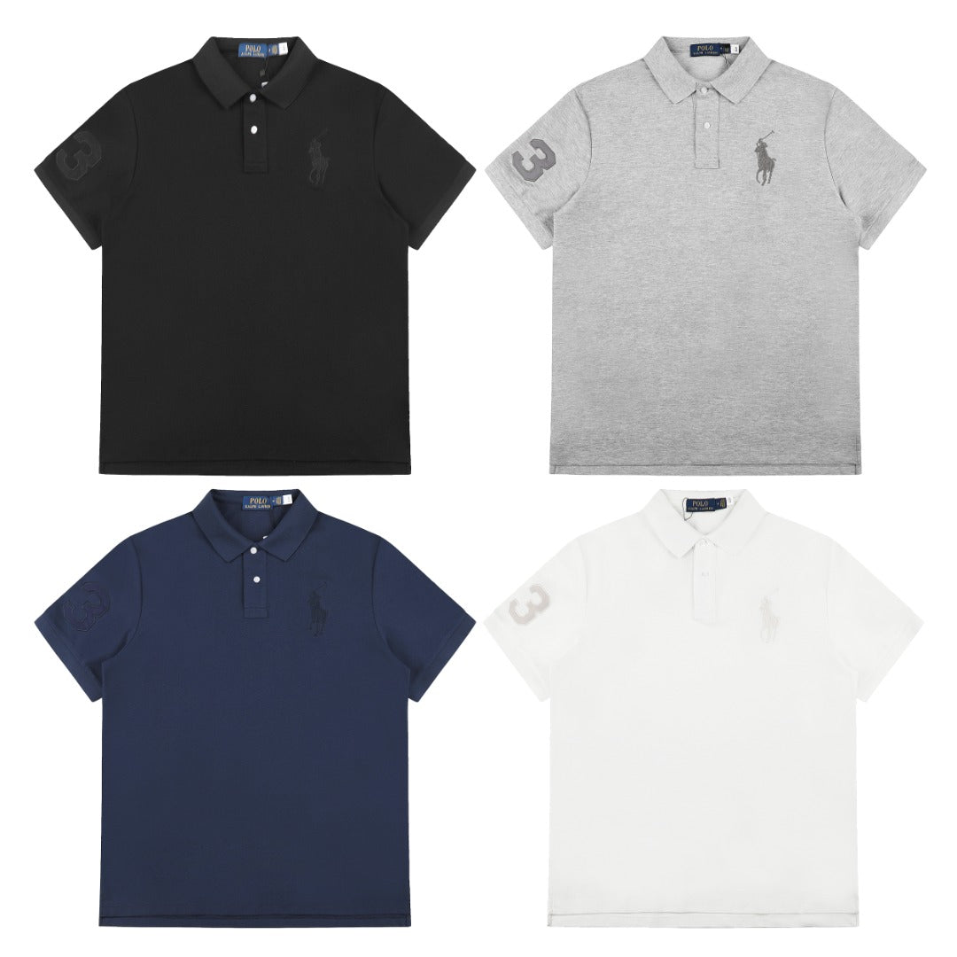Ralph Lauren Premium Contrast Trim Polo Shirt