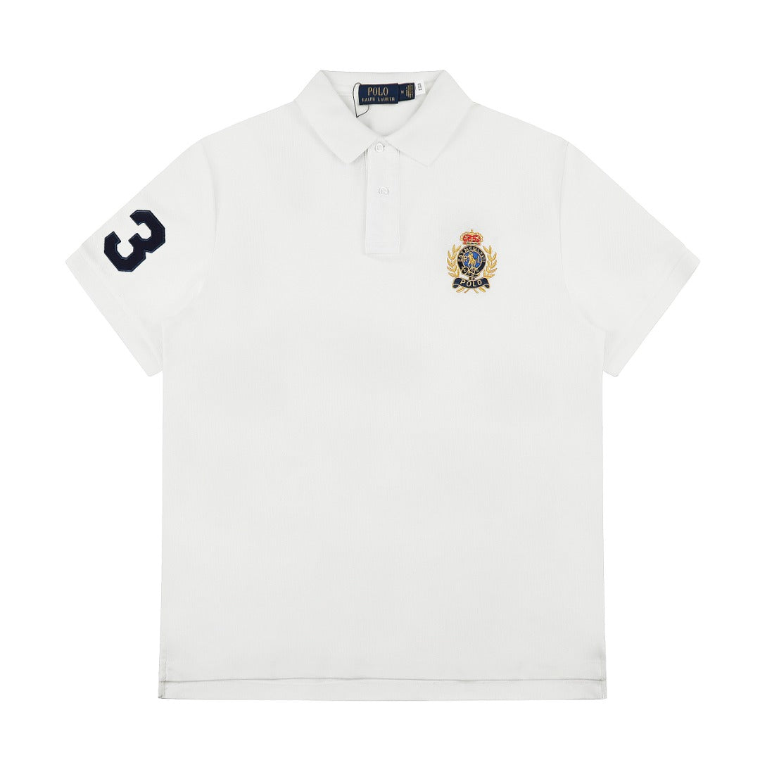 Ralph Lauren Custom Slim Fit Triple-Pony Polo Shirt