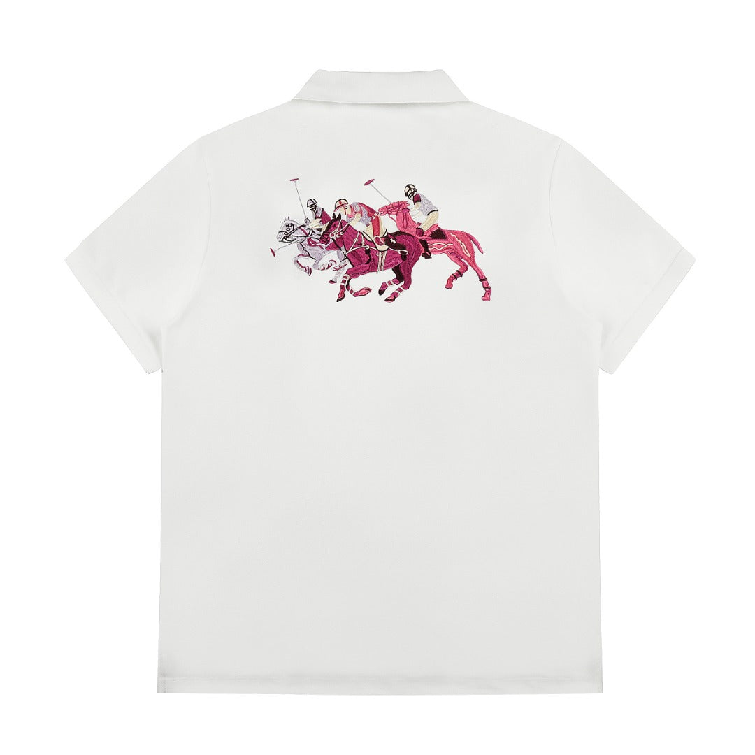 Ralph Lauren Custom Slim Fit Triple-Pony Polo Shirt