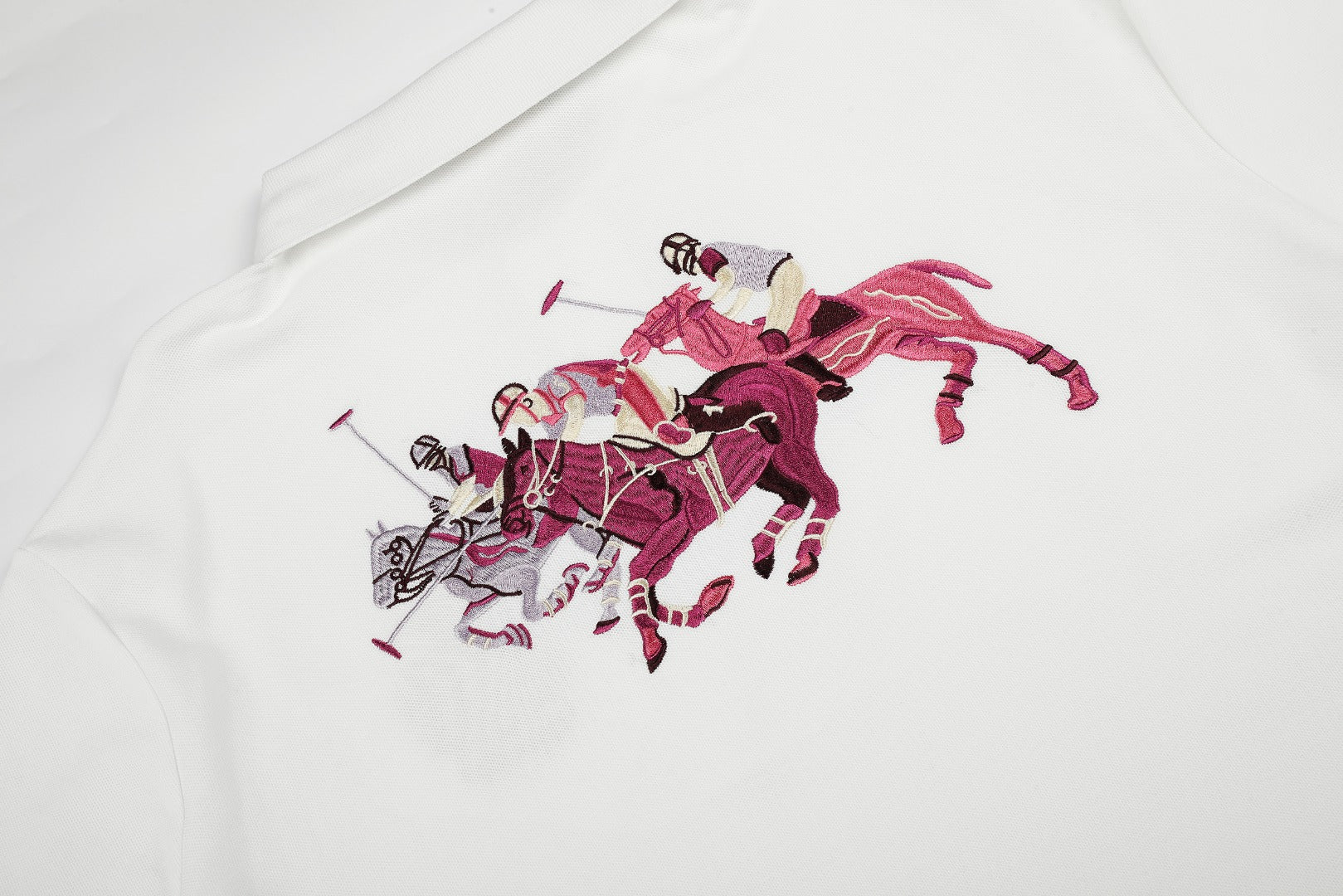 Ralph Lauren Custom Slim Fit Triple-Pony Polo Shirt