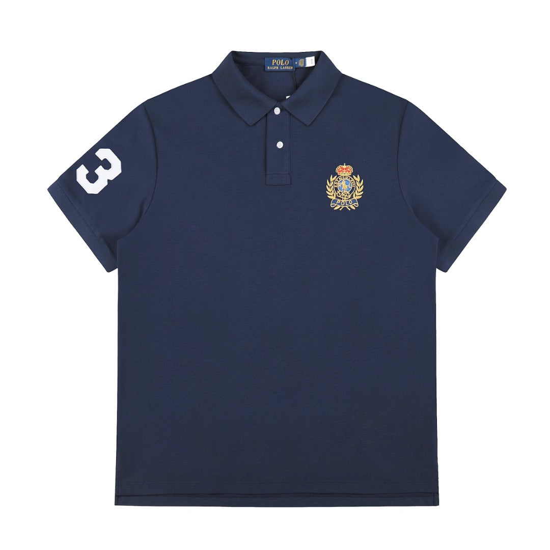 Ralph Lauren Custom Slim Fit Triple-Pony Polo Shirt