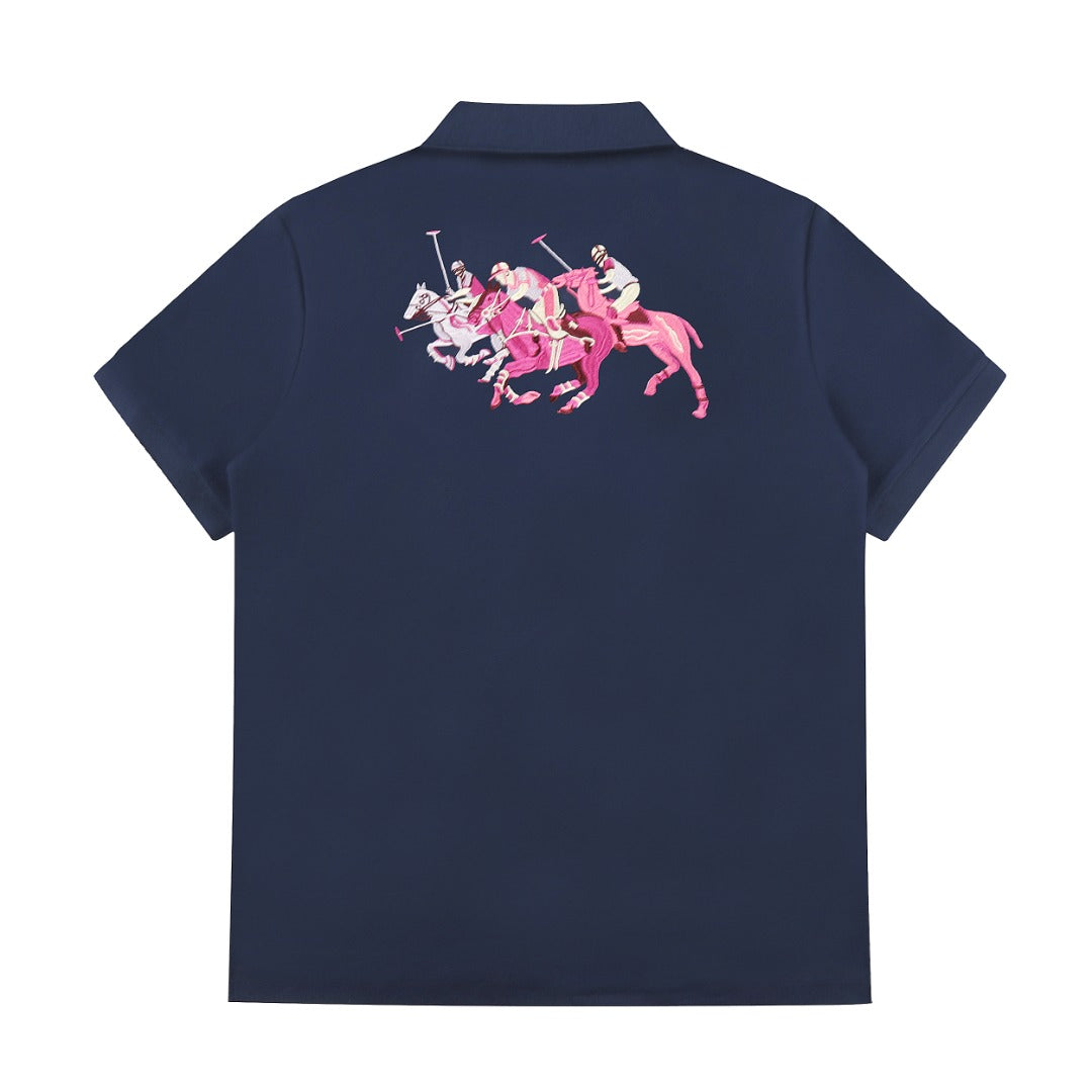 Ralph Lauren Custom Slim Fit Triple-Pony Polo Shirt
