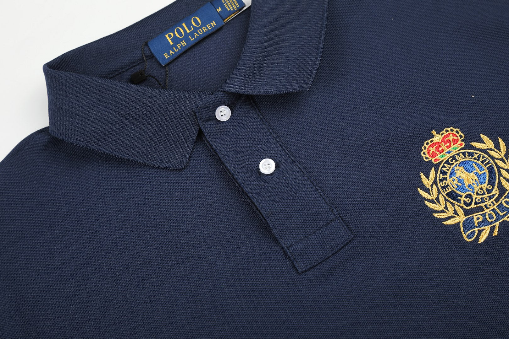 Ralph Lauren Custom Slim Fit Triple-Pony Polo Shirt