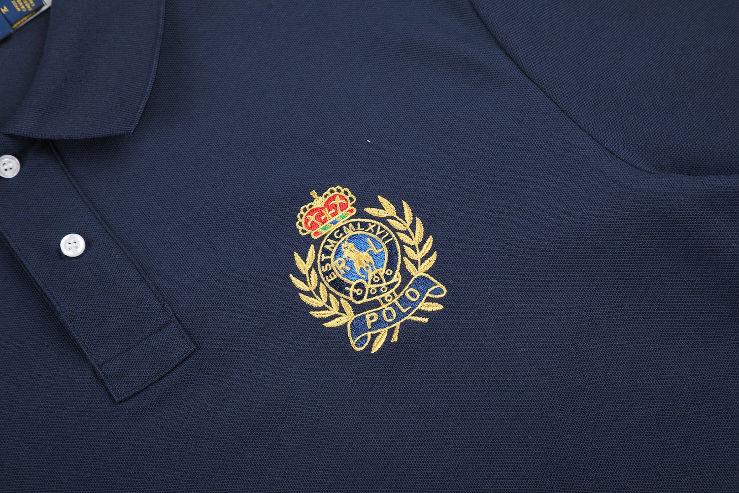 Ralph Lauren Custom Slim Fit Triple-Pony Polo Shirt
