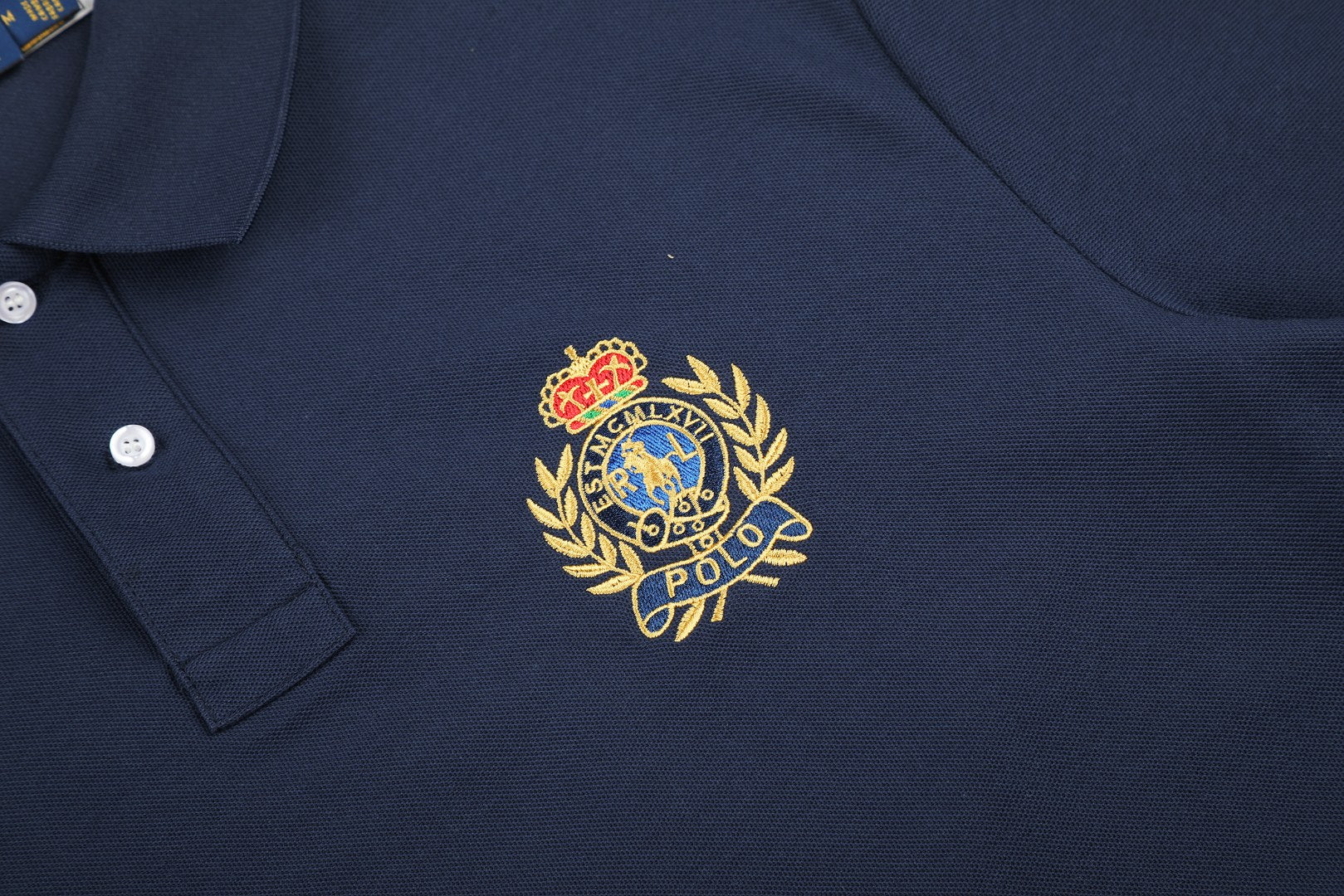 Ralph Lauren Custom Slim Fit Triple-Pony Polo Shirt