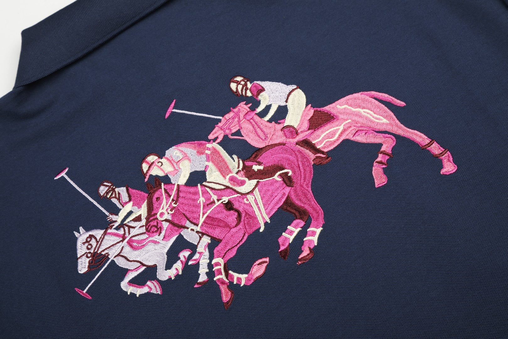 Ralph Lauren Custom Slim Fit Triple-Pony Polo Shirt