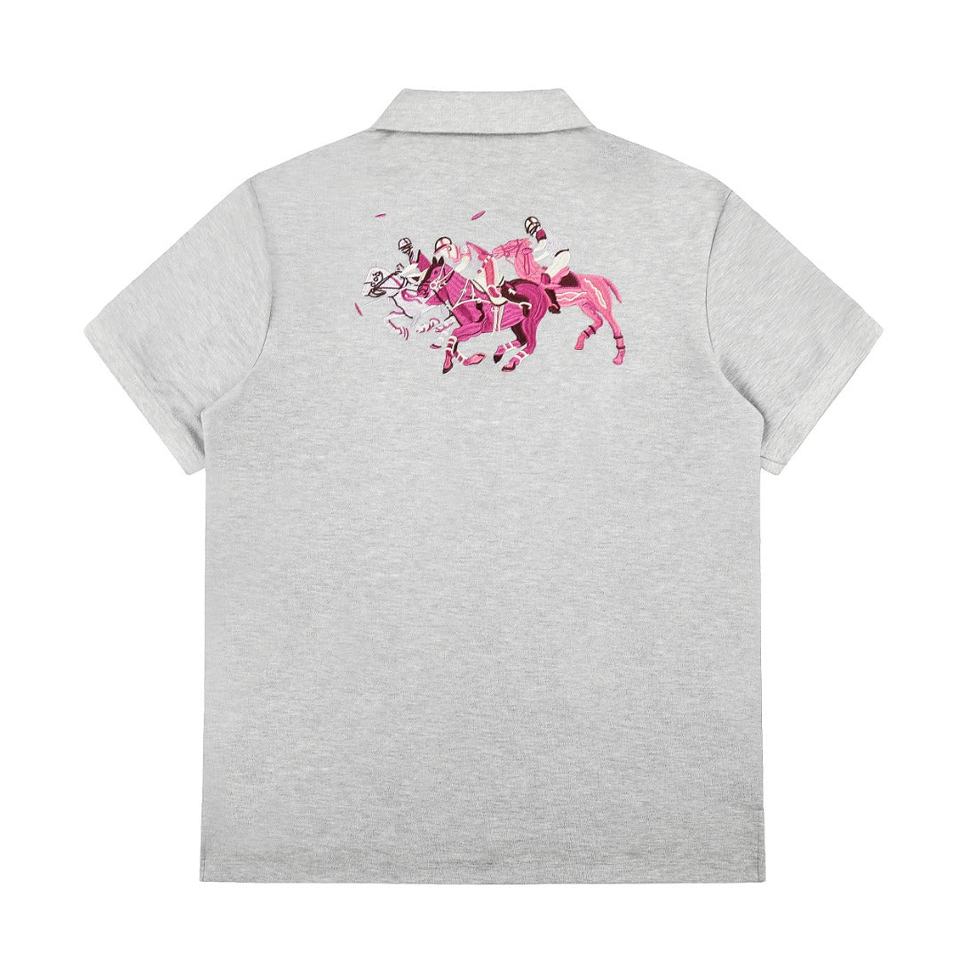 Ralph Lauren Custom Slim Fit Triple-Pony Polo Shirt