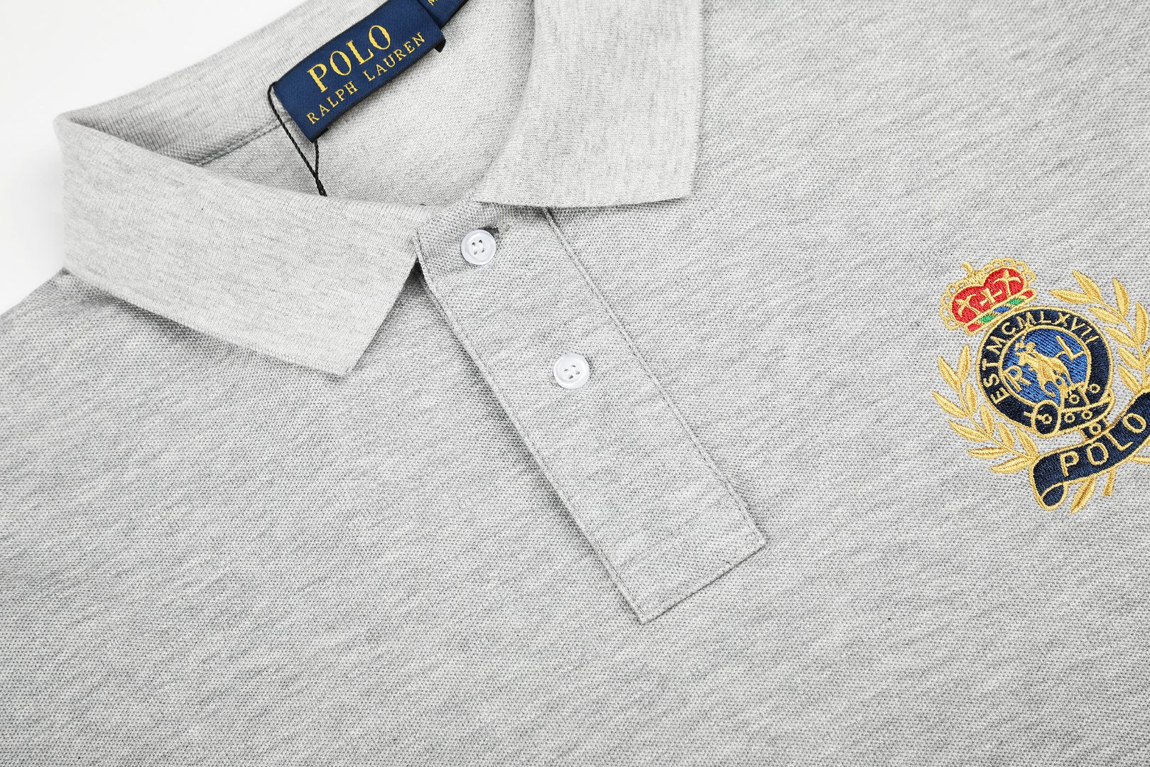 Ralph Lauren Custom Slim Fit Triple-Pony Polo Shirt