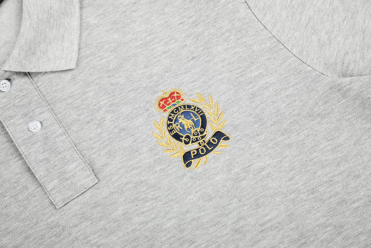 Ralph Lauren Custom Slim Fit Triple-Pony Polo Shirt