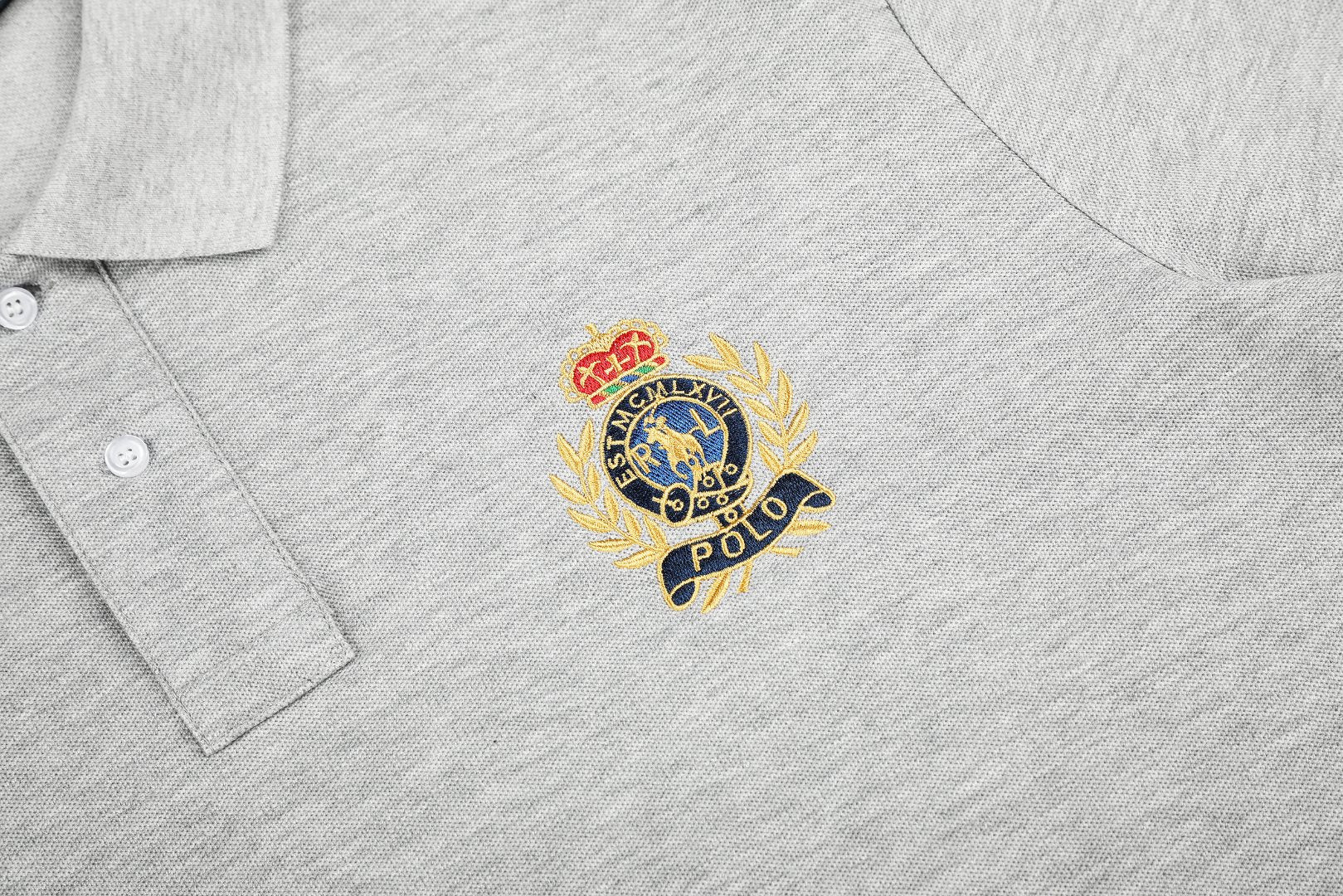 Ralph Lauren Custom Slim Fit Triple-Pony Polo Shirt